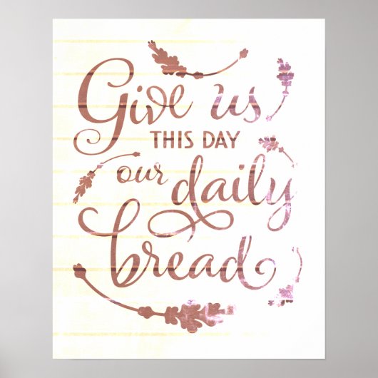 Geef ons deze dag poster (Voorkant)