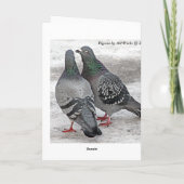 Geef ons een Kaart van de Duif van de Kus (Achterkant)