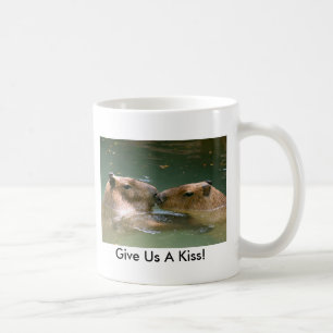 Geef ons een kus! koffiemok