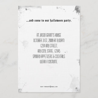 Geef ons een teken van je aanwezigheid Halloween Kaart