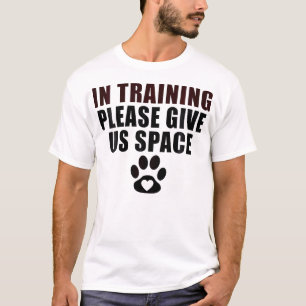 Geef ons een training voor ruimtevaarthonden. t-shirt