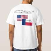 Geef ons onze ster! t-shirt (Achterkant)