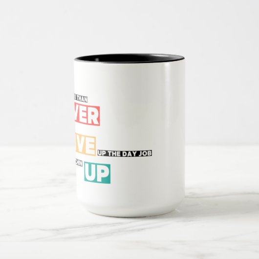 Geef ontwerp nooit op mok (Midden)