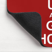 Geef op en ga naar huis muismat (Hoek)