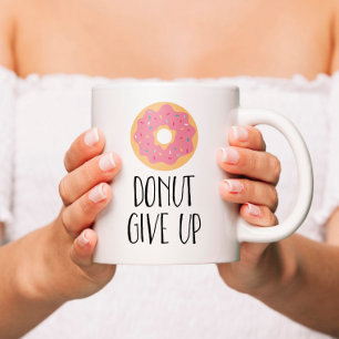 Geef op koffiemok