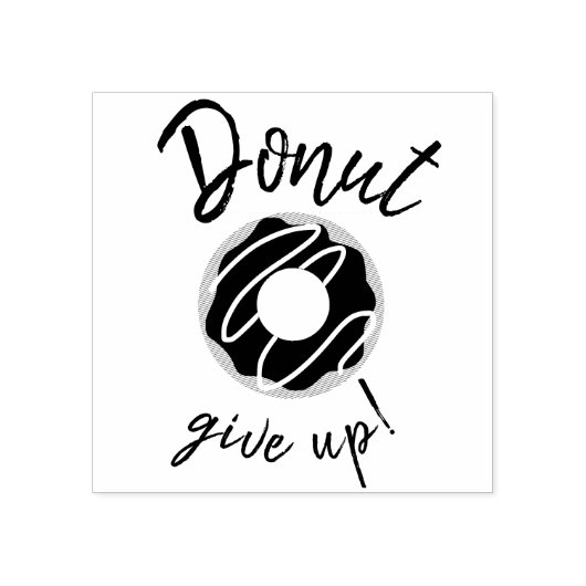 Geef op rubberstempel (Afrduk)