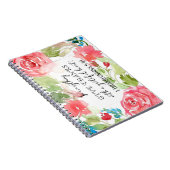 Geef overal bedankt | Schriftelijke kunst Notitieboek (Rechterzijde)