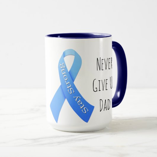 Geef papa nooit persoonlijke koffie-Mok op Mok (Voorkant rechts)