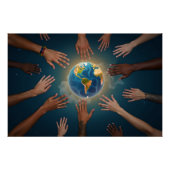 Geef Peace A Chance Glossy Poster (Voorkant)