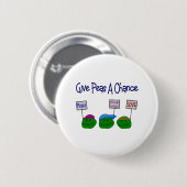 Geef PEAS een kans Ronde Button 5,7 Cm (Voorkant /achterkant)