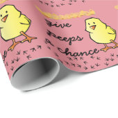 Geef Peeps een Kans-Overvulpapier Cadeaupapier (Rol Hoek)