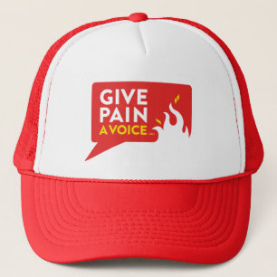 Geef Pijn een stem Trucker Pet