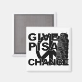 Geef Pisa Chance magnet (Voorkant / Achterkant)