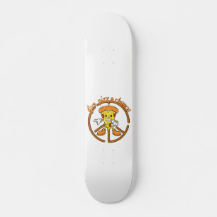 GEEF PIZA EEN KANS grappig pizza pun cadeauidee Persoonlijk Skateboard