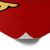 Geef Pizza een kans Poster (Hoek)