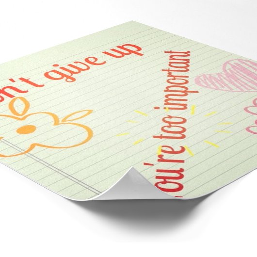 Geef poster niet op (Hoek)