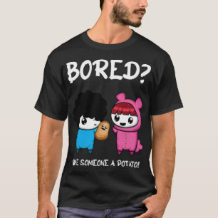 Geef Potato Cook of Chef astronaut verjaardag T-shirt