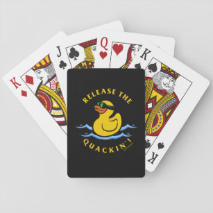 Geef Quackin vrij Pokerkaarten