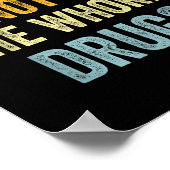 Geef S geen Drugs  Poster (Hoek)