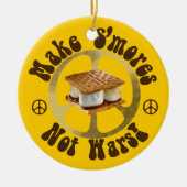 Geef S'mores vrede een kans Keramisch Ornament (Voorkant)