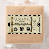 Geef sparen de Datum RickRack Trim toe Etiket (Insitu)