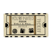 Geef sparen de Datum RickRack Trim toe Etiket (Voorkant)