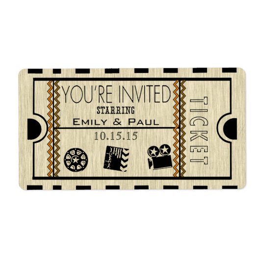 Geef sparen de Datum RickRack Trim toe Etiket (Voorkant)