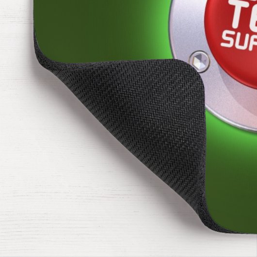 Geef technische ondersteuning! muismat (Hoek)