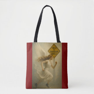 Geef toe aan beschermengelen tote bag