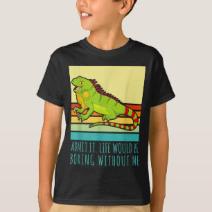 Geef toe dat het leven saai zou zijn zonder retro t-shirt