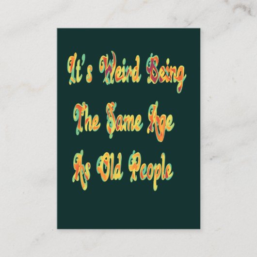 Geef toe dat het leven zou verdienen zonder mij Vi Visitekaartje (Voorkant)