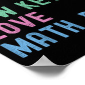 Geef toe dat je low-key liefde Wiskunde bruh docen Poster (Hoek)