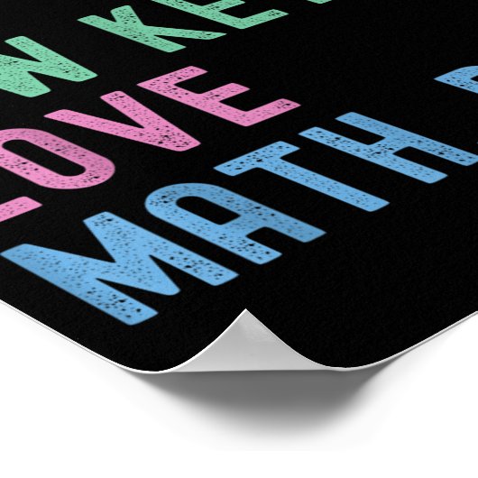 Geef toe dat je low-key liefde Wiskunde bruh docen Poster (Hoek)