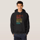 Geef toe dat je low key mist me bruh grappige lera hoodie (Voorkant volledig)