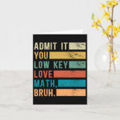 Geef toe dat je stiekem van wiskunde houdt, gast V Kaart (Gele Bloem)