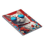 Geef toe, het leven is saai zonder mij kattenhaar  notitieboek (Rechterzijde)