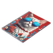 Geef toe, het leven is saai zonder mij kattenhaar  notitieboek (Linkerzijde)