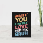 Geef toe, je bent stiekem dol op geschiedenis, gas kaart (Voorkant)