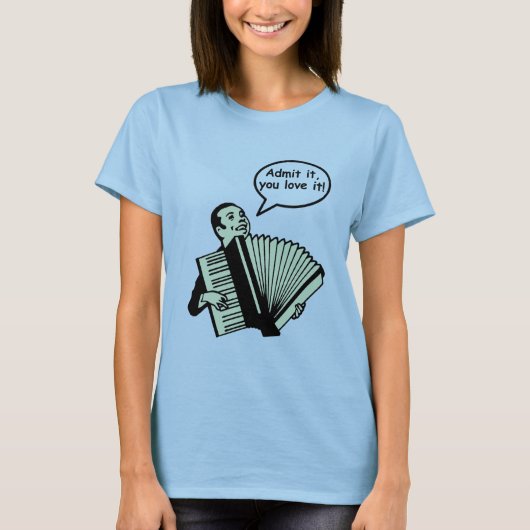Geef toe, je houdt ervan! t-shirt (Voorkant)