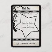 Geef twee  Echte de Informatie van de Schoetsreken Informatiekaartje (Achterkant)