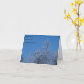 Geef u Rust Notecard Kaart (Gele Bloem)