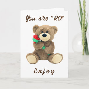 **GEEF UW **20th** BIRTHDAY!!!!* BIRTHDAY-Kaart Kaart