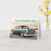 GEEF UW BIRTHDAY "MET MIJ" CLASSIC GUY KAART (Gele Bloem)