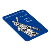 Geef uw buren aan de Lord Bible Verse Magneet (Rechterzijde)