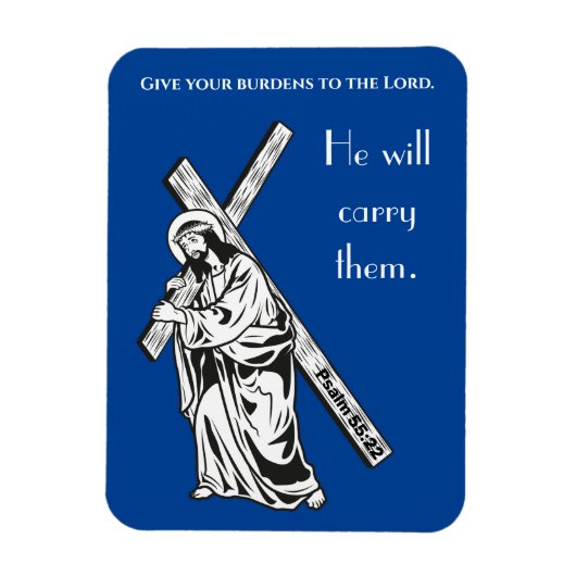 Geef uw buren aan de Lord Bible Verse Magneet (Verticaal)