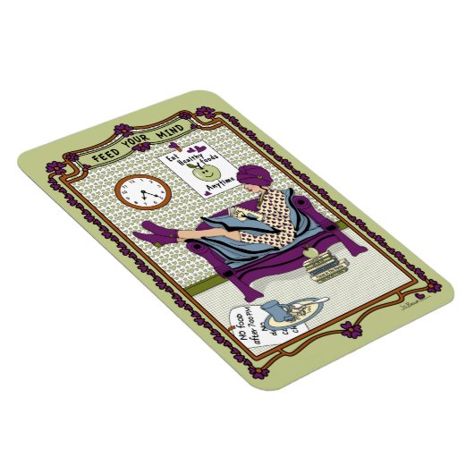 Geef uw Mind_A_4x6 koelkast Magnet Magneet (Rechterzijde)