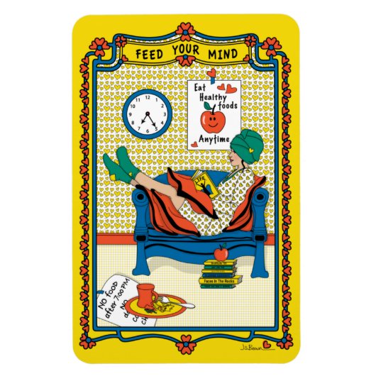 Geef uw Mind aan_B_4x6 koelkast Magnet Magneet (Verticaal)