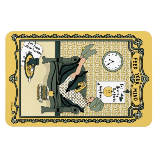 Geef uw Mind aan_C_4x6 koelkast Magnet Magneet (Horizontaal)