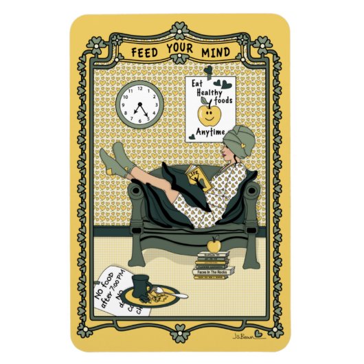 Geef uw Mind aan_C_4x6 koelkast Magnet Magneet (Verticaal)