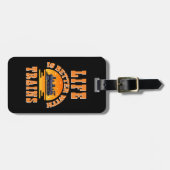 Geef uw naam een persoonlijk tintje - Het leven is Bagagelabel (Voorkant horizontaal)